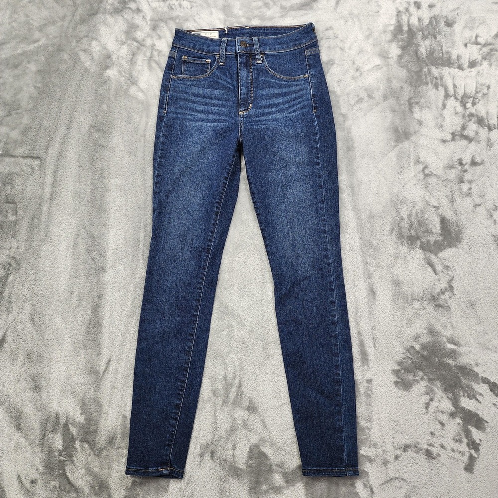Gap Jeans Womens 2 Blue‎ Universal Jegging High Rise Skinny Stretch Dark Wash